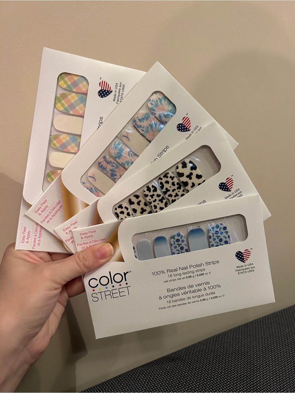 NWT Color Street Nails Printed Sets
